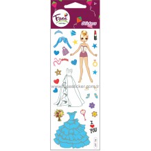 GELİN GİYDİRME STICKER FC-217