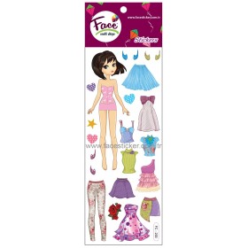 KIZ GİYDİRME STICKER FC-200