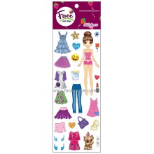 KIZ GİYDİRME STICKER FC-201