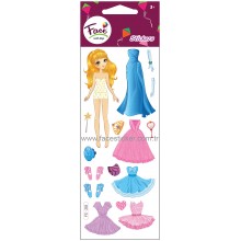 KIZ GİYDİRME STICKER FC-203