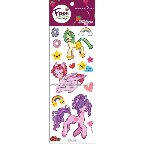 SEVİMLİ ATLAR STİCKER FC-216 SEVİMLİ ATLAR STİCKER FC-216
