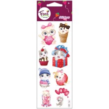 SEVİMLİ KEDİ STICKER FC-233