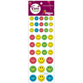 RENKLİ GÜLEN YÜZ STICKER FC-0421