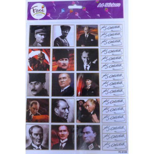 A4 ATATÜRK STICKER  FC-0109