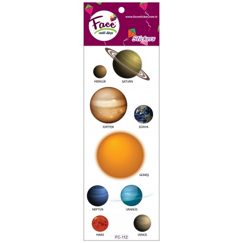 GÜNEŞ SİSTEMİ STICKER FC-112