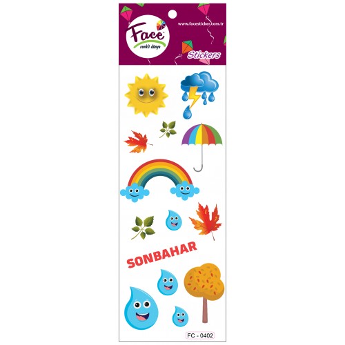 MEVSİMLER SONBAHAR STICKER FC-402