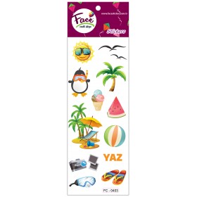 MEVSİMLER YAZ STICKER FC-403
