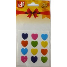 RENKLİ KALP STICKER