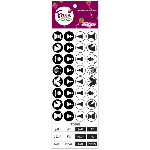 SATRANÇ STICKER FC-0077