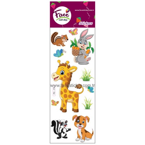 SEVİMLİ HAYVANLAR STICKER FC-174 SEVİMLİ HAYVANLAR STICKER FC-174
